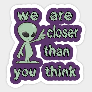 mr alien Sticker